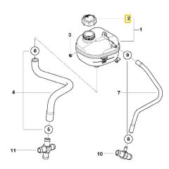 MİNİ R50 R52 VE R53 W11 VE W17 MOTOR FEBİ MOTOR SU KAPAĞI 7515499