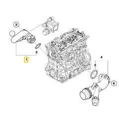 BMW E46 E83 E87 E90 N40 N42 N45 N46 MOTOR SU HORTUMU 11537501427