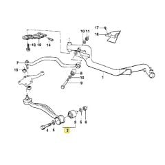 BMW E28 E32 E34 FROW SOL ALT SALINCAK KOLU 31121139991