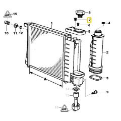 BMW VE MİNİ RADYATÖR HAVA ALMA TAPASI (1 ADET) 17111712788
