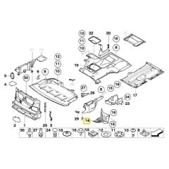 BMW E39 ÖN SAĞ DAVLUMBAZ ÖN PARÇA 51718159426