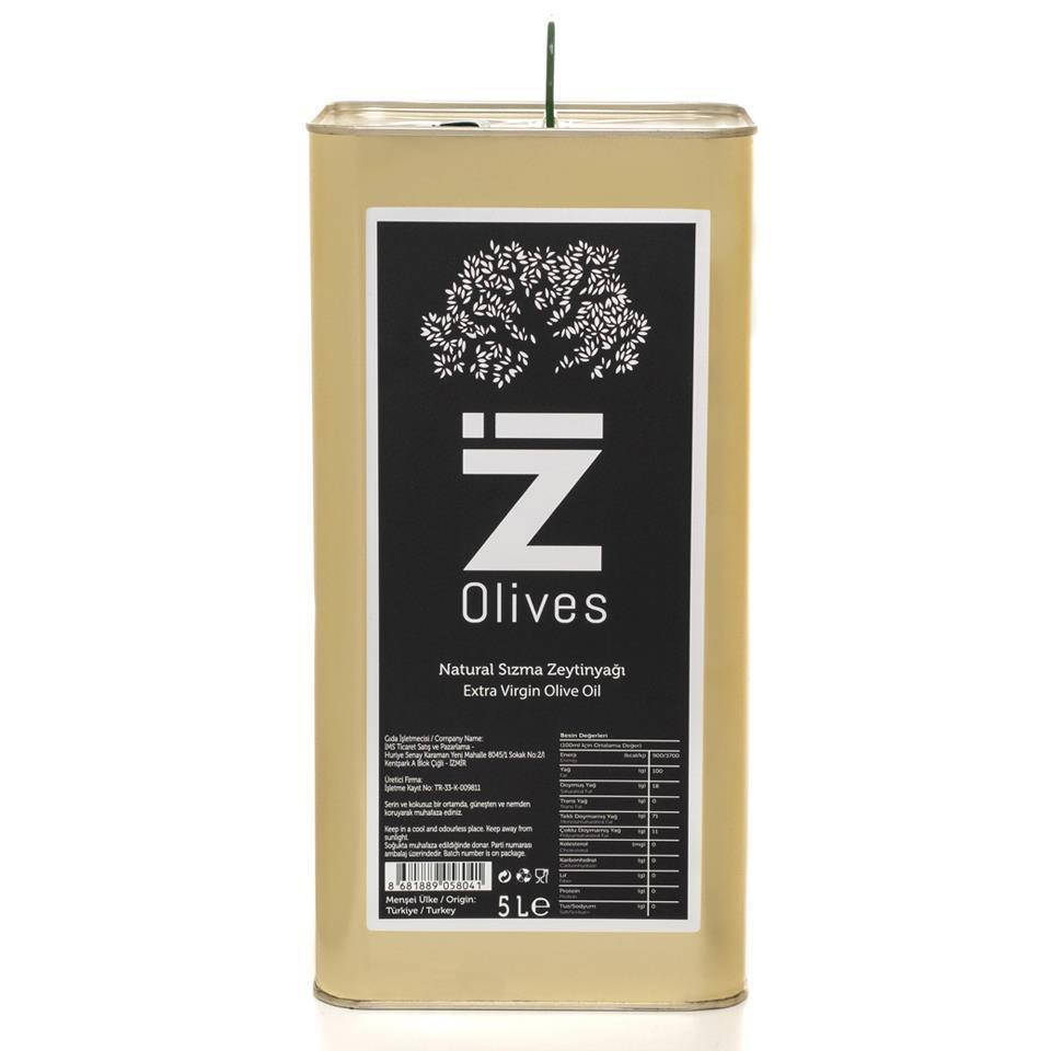 iz Olives Soğuk Sıkım Sızma Zeytinyağı 5L