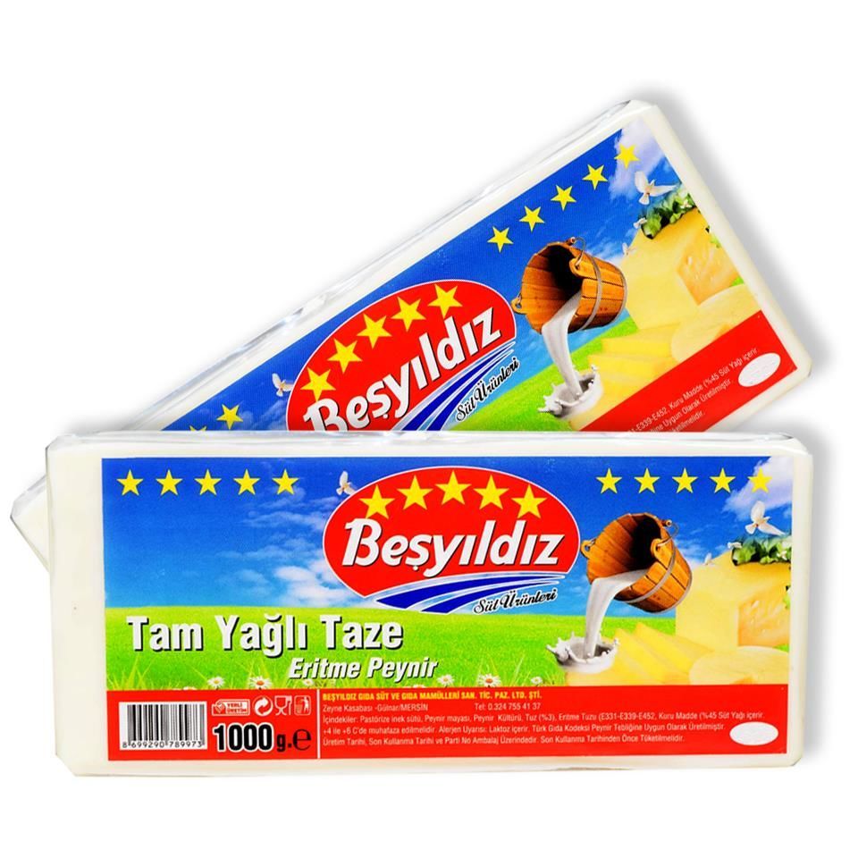 Gülnar Zeyne Yöresi Tam Yağlı Taze Eritme Peyniri 1 Kg