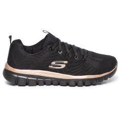 SKECHERS 12615 BKRG GRACEFUL-GET CONNECTED KADIN SPOR AYAKKABI