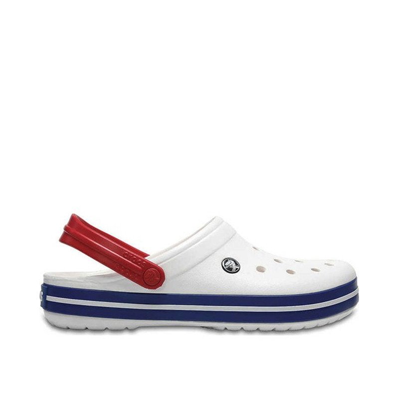 CROCS CROCBAND WHITE BLUE JEAN