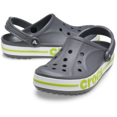 CROCS BAYABAND CLOG Slate Grey-Lime Punch