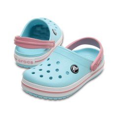 CROCS CROCBAND CLOG K ICE BLUE / WHITE