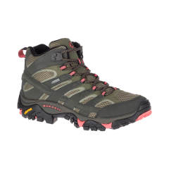 Merrell Moab 2 Mid Gore-Tex Beluga Olive Kadın Outdoor Bot