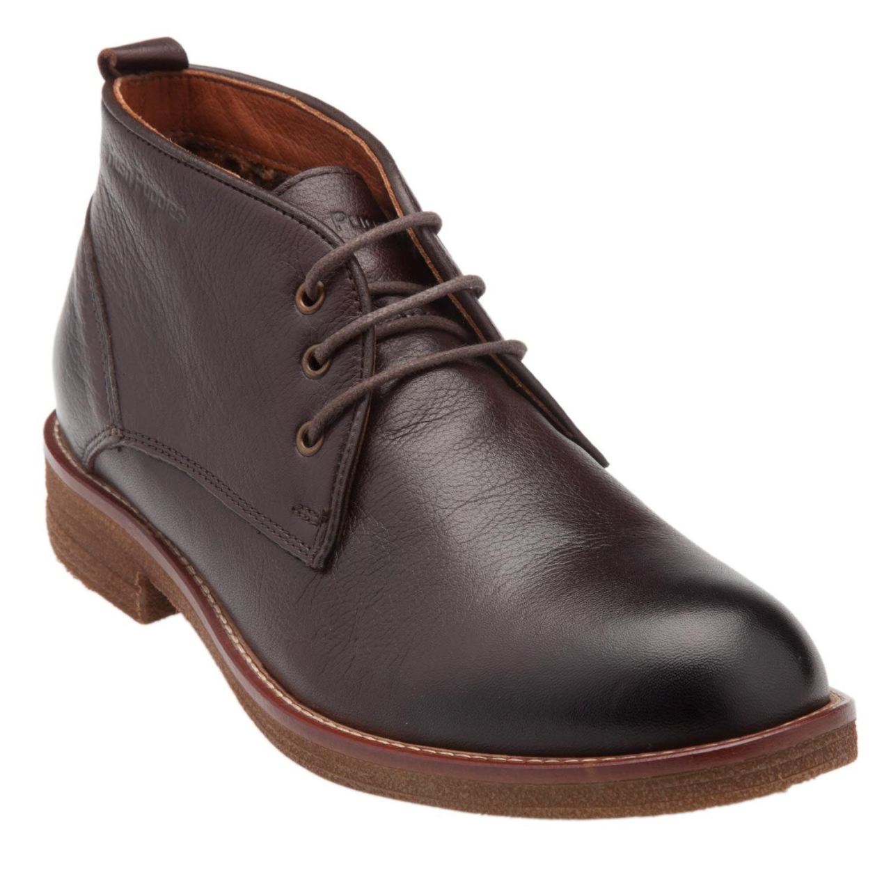 Hush Puppies Archie Chukka Bot Dark Brown