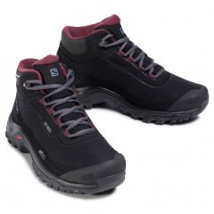 Salomon Shelter CS WP W Black/Ebony/Wine Tasting