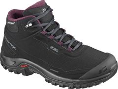 Salomon Shelter CS WP W Black/Ebony/Wine Tasting