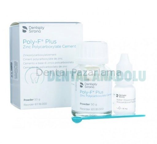 Dentsply-Sirona Poly-F Plus Polikarboksilat Siman 50 G.
