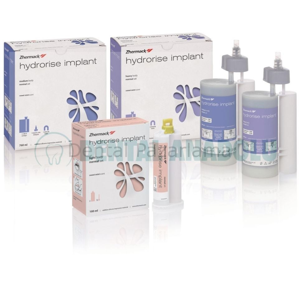 Zhermack Hydrorise 2 Adet Implant Makine Ölçüsü + 1 Adet Light Body Set