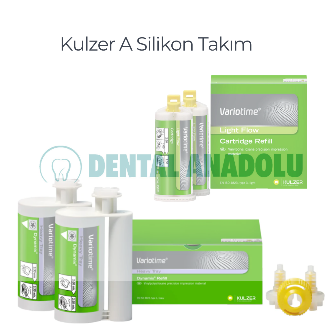 Kulzer Heavy Tray Dynamix Makine Ölçüsü ve Kulzer Light Flow Ekonomik Paket