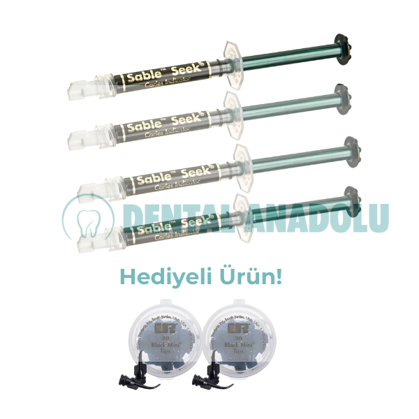 Ultradent Sable Seek Çürük Belirleyici Kit (4'lü Paket)