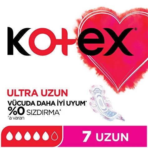 Kotex Ultra Single Uzun Ped 7 Adet