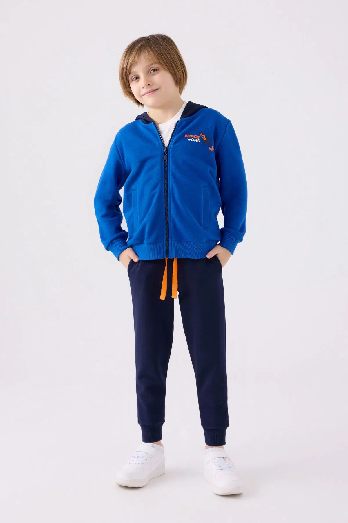 U.S. Polo Pijama Takımı RP3444-2 Cobalt