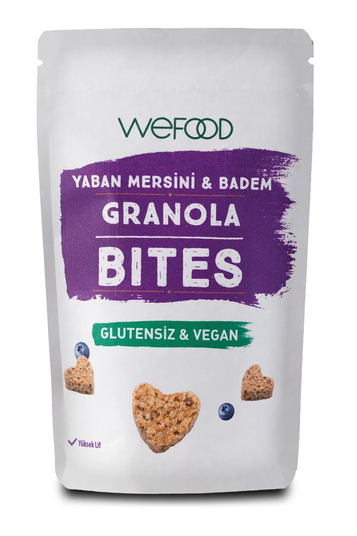 Wefood Yaban Mersini & Badem Granola Bites 40gr