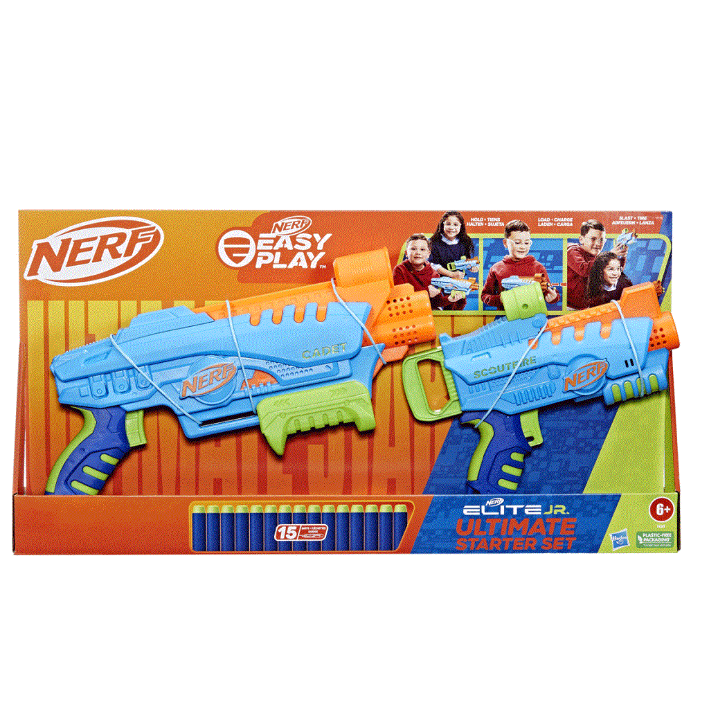F6369 Nerf Elite Jr. Başlangıç Seti +6 yaş