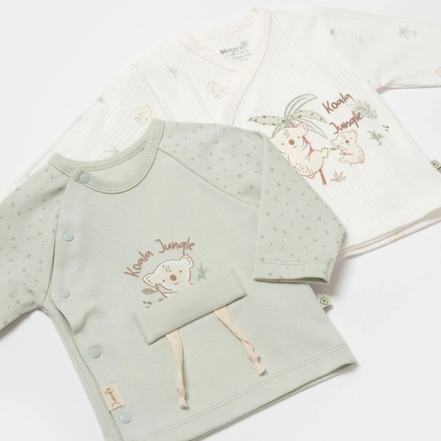 Bibaby Biorganic Koala Jungle 2'Li Zıbın 73316 Mint