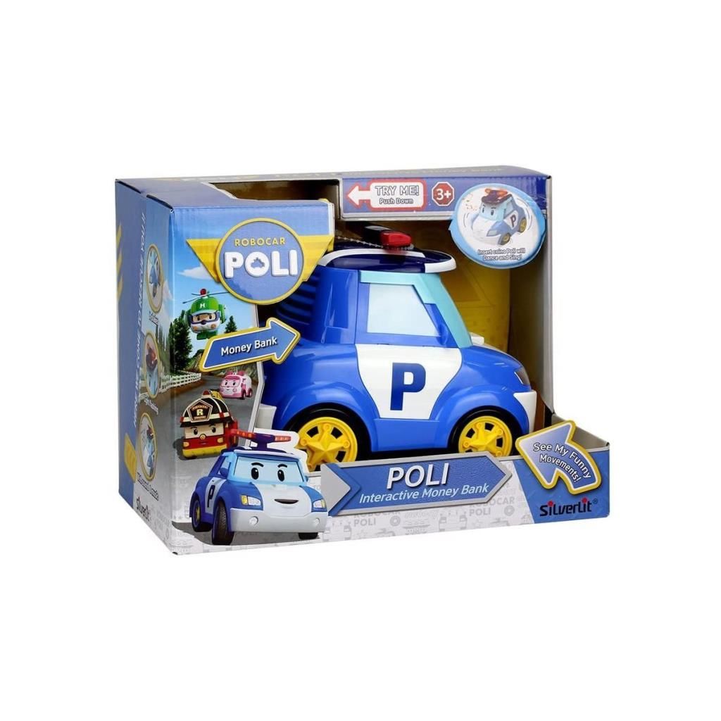 POLI/83323 Robocar Poli Sesli ve Işıklı Araç Kumbara