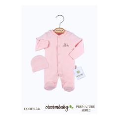 Ciccim Baby Prematüre Bebe Tulum 4744 Pembe