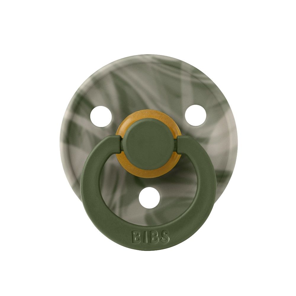 Bibs Colour Tie Dye Kauçuk Emzik 0-6 Ay Hunter Green / Sand