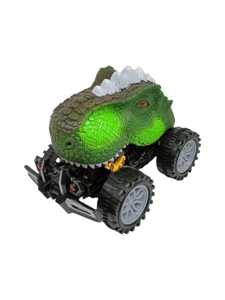 Sürtmeli Dinazor Robota Dönüşen Araba 14 Cm - Yeşil