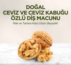 Eyüp Sabri Tuncer Doğal Diş Macunu 90gr Ceviz & Ceviz Kabuğu Özlü