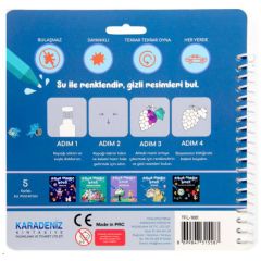 Lino Aqua Magic Book Sihirli Boyama Kitabı Kıtalar