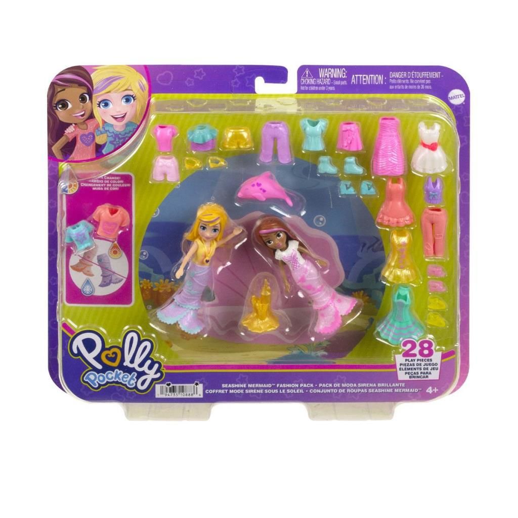 HNF51 Polly Pocket ve Arkadaşları Farklı Moda Aksesuarları Oyun Setleri