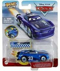 Mattel Disney Pixar Cars: Rocket Racing - Ed Truncan with Blast Wall