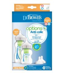 Dr Brown's Geniş Ağız Options 2li PP Biberon Seti 150 ml 270 ml