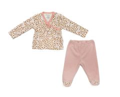 Andywawa AC22069RP Cute Leopard 2Li Bebe Takım Leopar