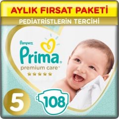 Prima Premium Care Aylık Fırsat Paketi 5 Beden 108 Adet