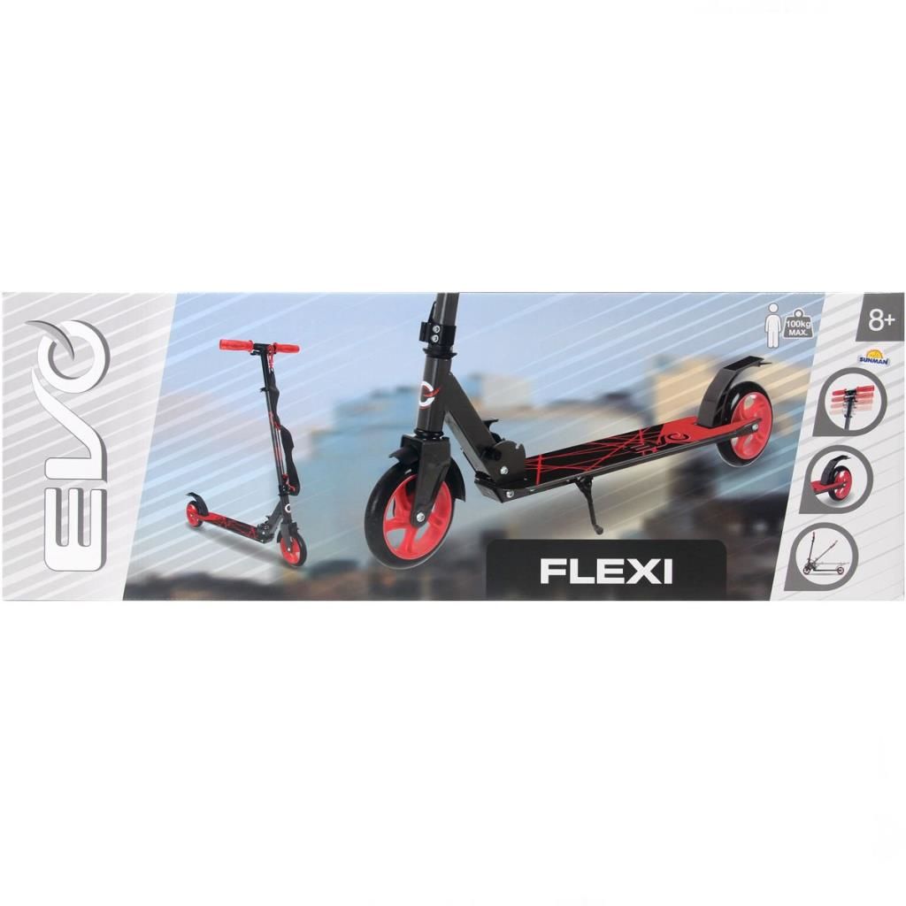 Nessiworld Evo Flexi 2 Tekerlekli Scooter Kırmızı