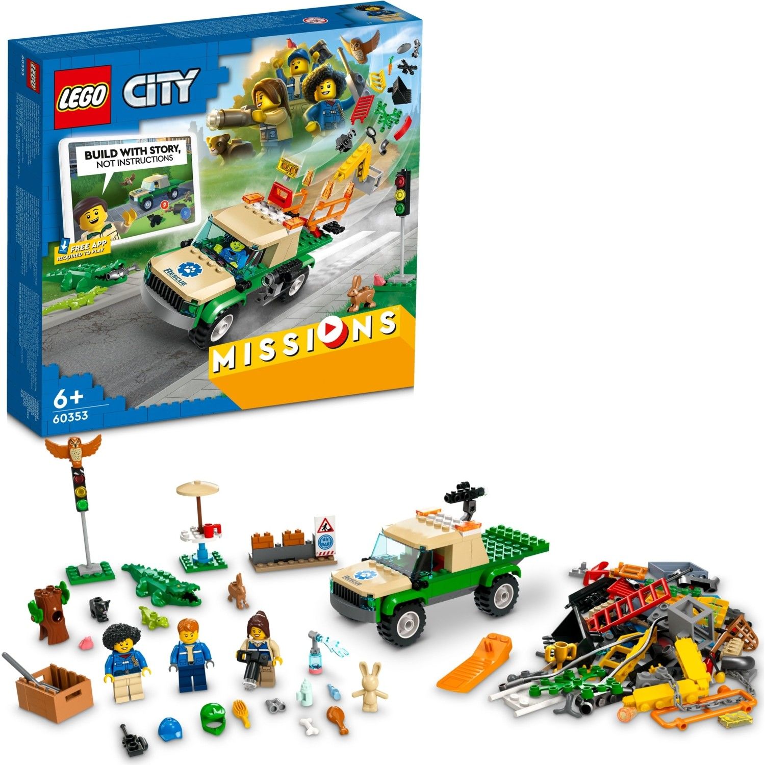 Lego City Vahşi Hayvan Kurtarma Görevleri 60353