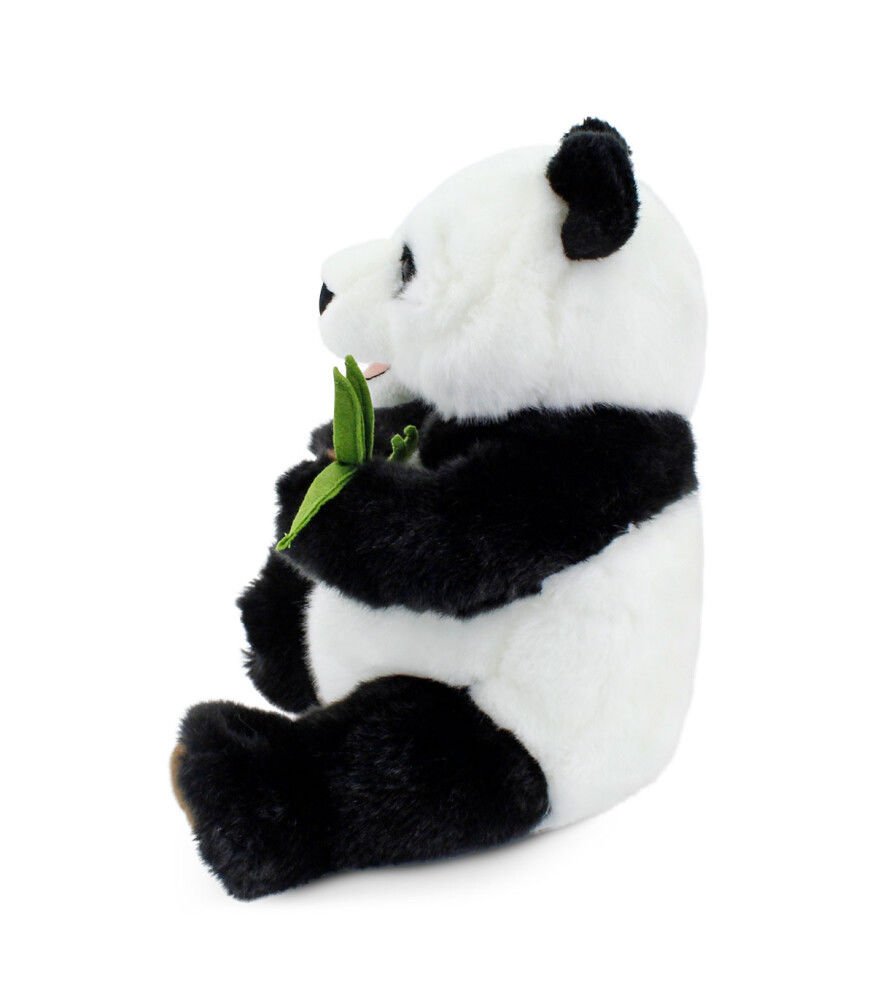 Bambulu Oturan Panda Peluş 30 Cm