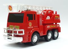 İtfaiye Aracı Merdivenli Pilli Işıklı Sesli Çarp Dön - 175B-2