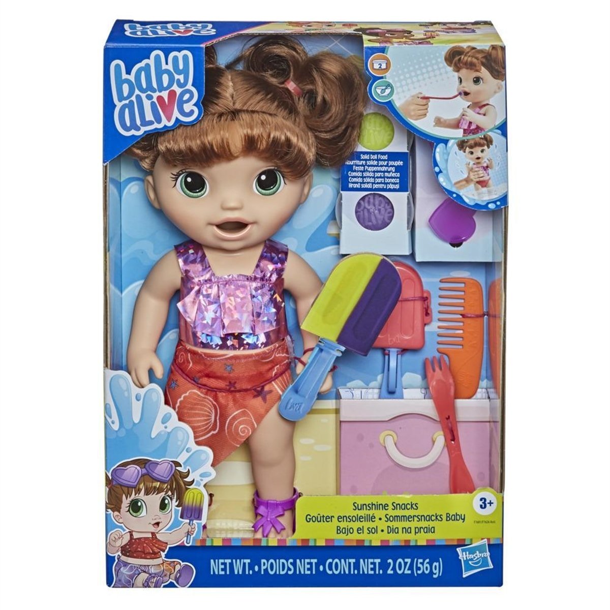 Hasbro Baby Alive Bebeğimle Yaz Eğlencesi Kumral