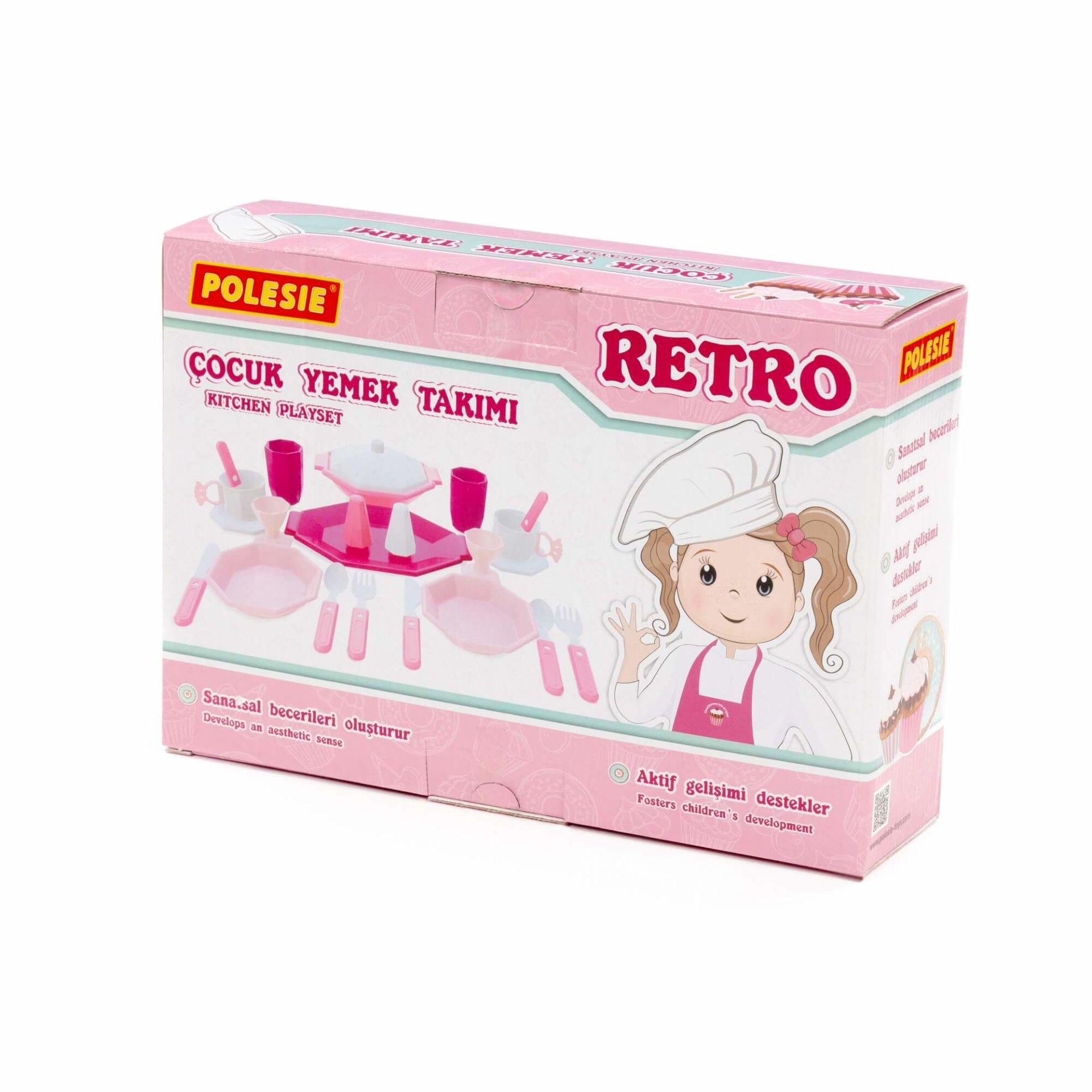 Polesie Retro Çocuk Yemek Takımı 23 Parça 87706