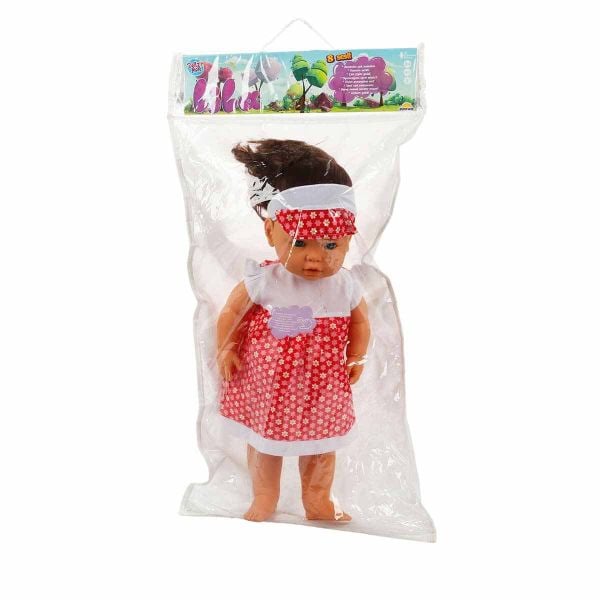 Sunman Saçlı Sesli Lila Bebek 60 Cm S02060011