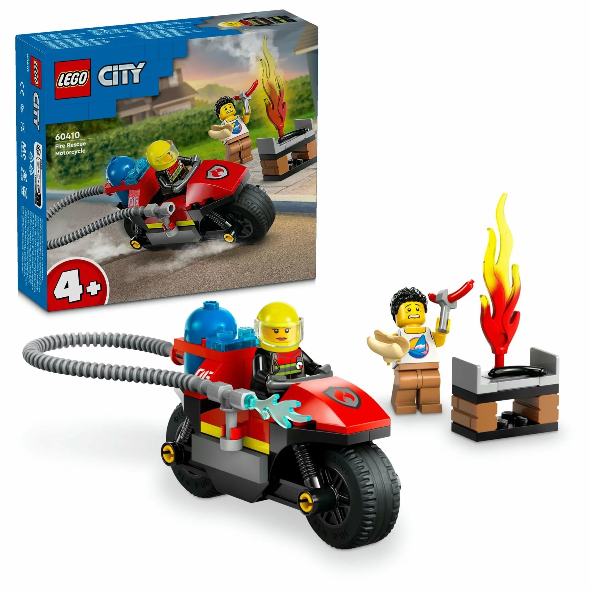 Lego City Ateş R Motosiklet 60410