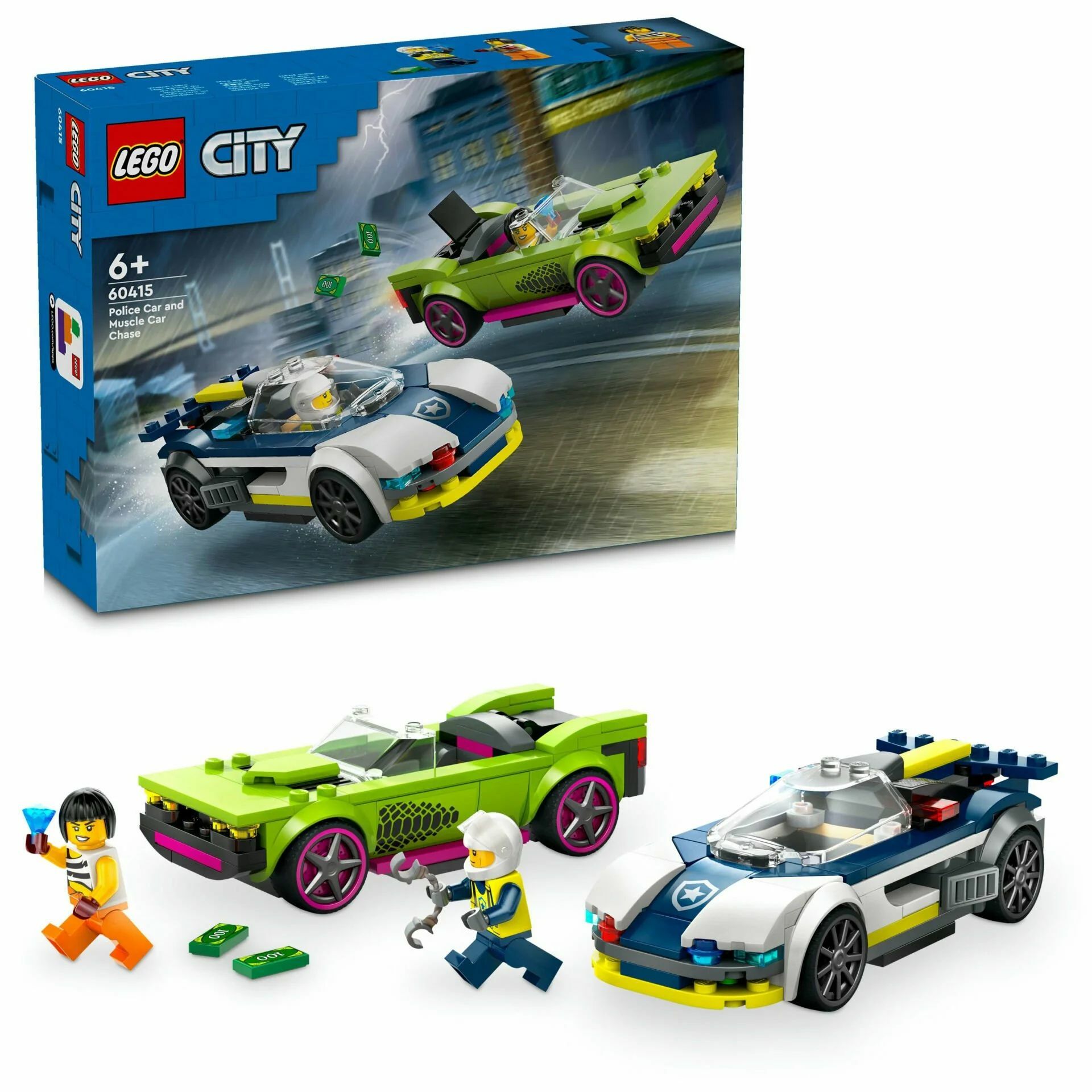 Lego City Polis Ve Kas Araba Takibi 60415