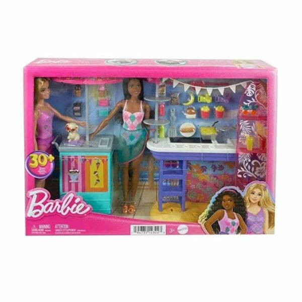 Mattel Barbie Malibu'nun Sahil Yiyecek Standı HNK9