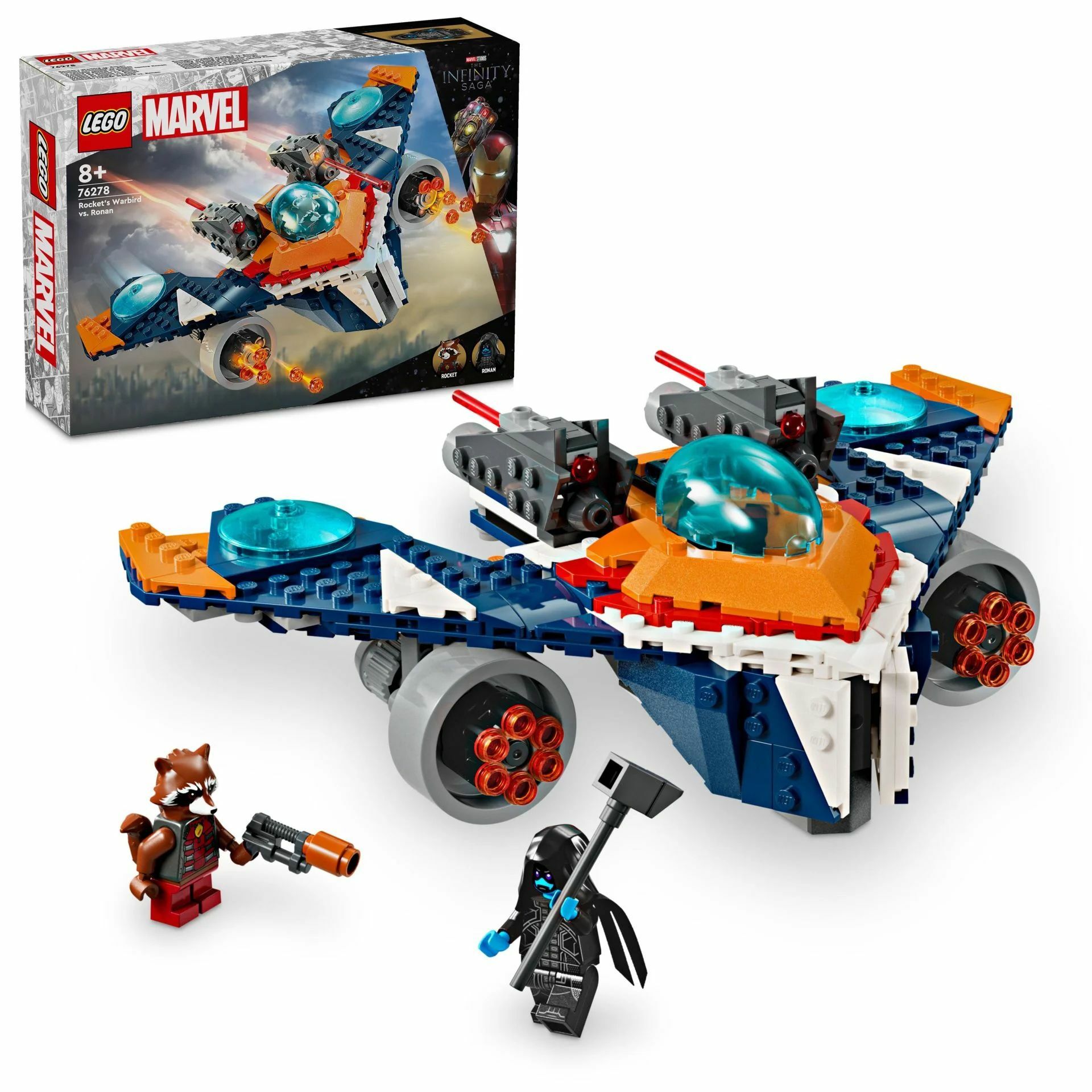 Lego Marvel Rockets Warbird Ronan'A Karşı 76278