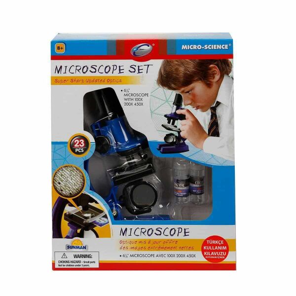 Sunman Bilim Mikroskop Set 23 Parça S00002135