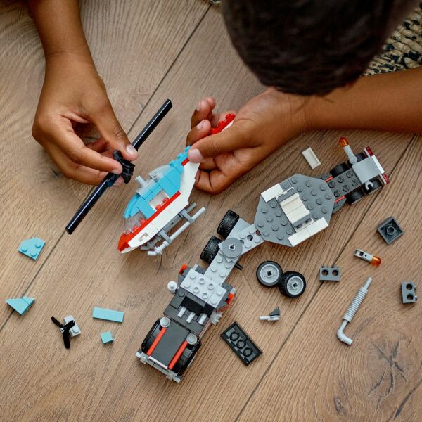 Lego Creator Helikopterli Kamyon 31146