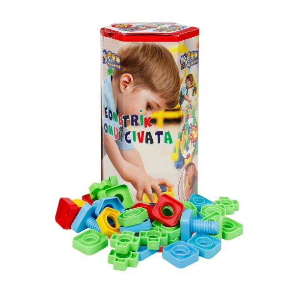 Can Toys Geometrik Somun Civata 65 Parça HC1011