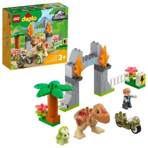 Lego Duplo Trex and Triceratops 10939